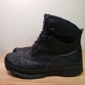 Columbia Men's Size 11.5 Bugaboot Original Omni Heat Waterproof Black Waterproof